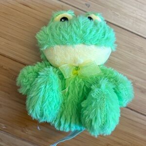 Green Plush Frog Toy